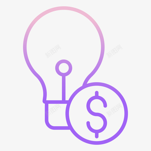 理念企业管理49轮廓梯度图标svg_新图网 https://ixintu.com 企业管理49 理念 轮廓梯度