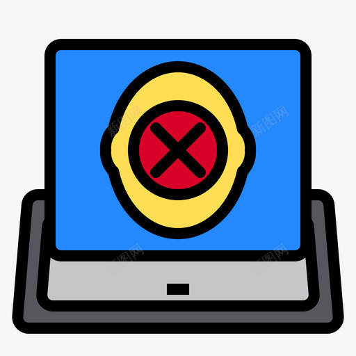 错误应用程序3线性颜色图标svg_新图网 https://ixintu.com 应用程序 线性 错误 颜色
