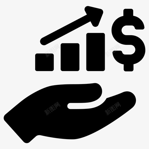 收入利润报酬图标svg_新图网 https://ixintu.com 利润 报酬 收入 薪金