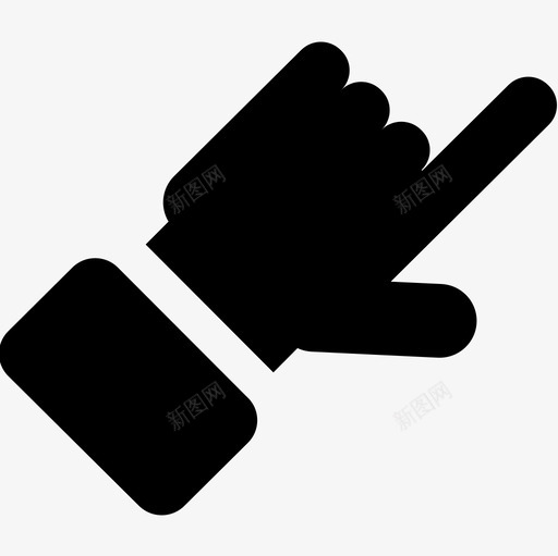 触摸社交媒体105填充图标svg_新图网 https://ixintu.com 填充 社交媒体105 触摸