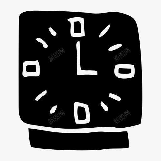 时钟持续时间时间管理图标svg_新图网 https://ixintu.com 图标 字形 持续时间 时钟 时间段 时间管理 计时器