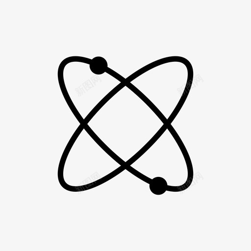 离子分子原子离子结构图标svg_新图网 https://ixintu.com 分子 原子 离子 结构 轨道