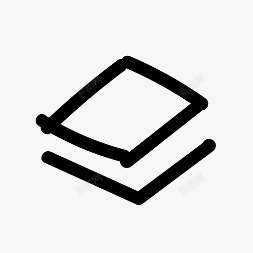 图层楼层地图图标svg_新图网 https://ixintu.com 图层 地图 手绘 楼层