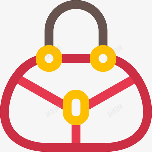 手袋秋装饰品线性颜色图标svg_新图网 https://ixintu.com 手袋 秋装 线性 装饰品 颜色