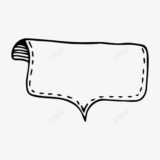 条幅文字标牌图标svg_新图网 https://ixintu.com 文字 条幅 标牌