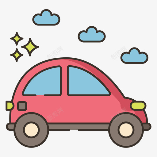 汽车皇家战车线性颜色图标svg_新图网 https://ixintu.com 战车 汽车 皇家 线性 颜色