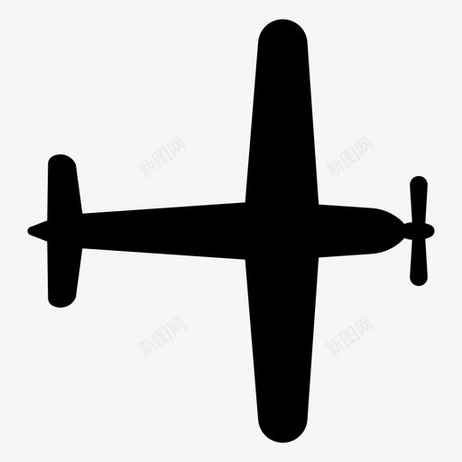 螺旋桨飞机飞机航空公司图标svg_新图网 https://ixintu.com 喷气式飞机 航空公司 螺旋桨 运输工具 飞机