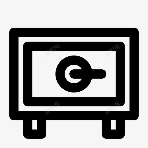 证券银行票据图标svg_新图网 https://ixintu.com 保险箱 商业 收入 票据 证券 金融 银行