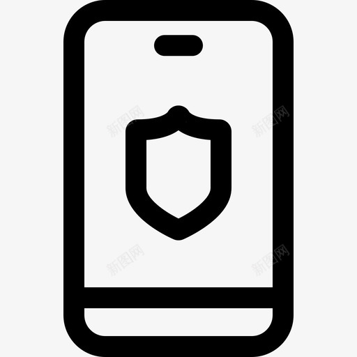 盾牌黑客35直线型图标svg_新图网 https://ixintu.com 直线 盾牌 线型 黑客