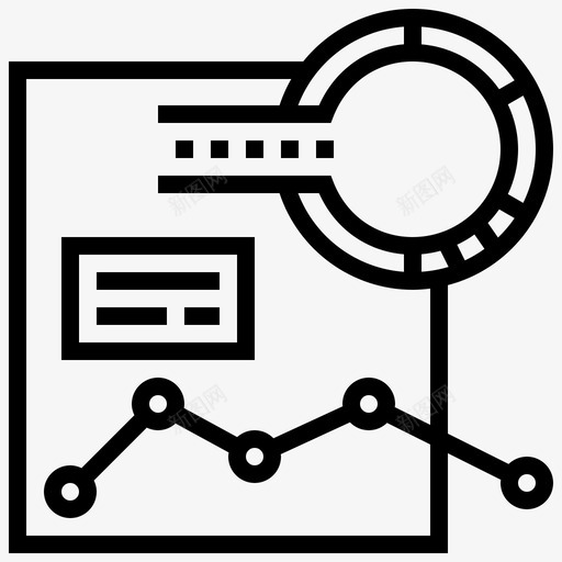 图表数据分析文件图标svg_新图网 https://ixintu.com 分析 图形 图表 数据 数据分析 文件