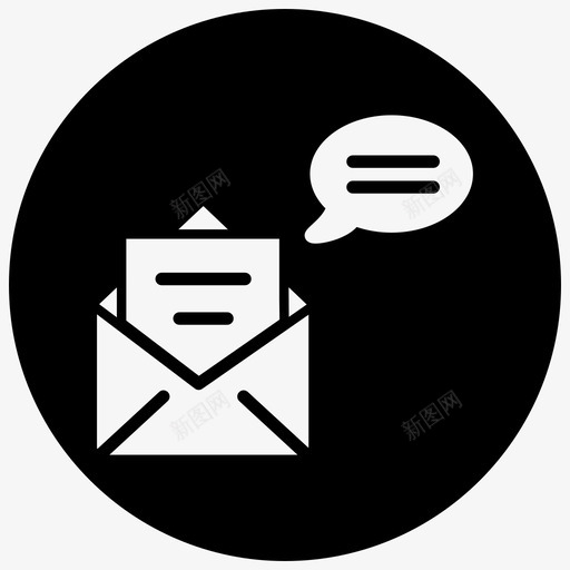 电子邮件广告营销图标svg_新图网 https://ixintu.com 促销 填充 广告 电子商务 电子邮件 营销 购物 通知 黑色