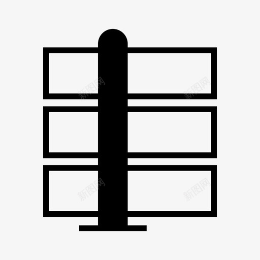 标牌广告方向图标svg_新图网 https://ixintu.com 半成品标牌 广告 方向 标杆 标牌 路标