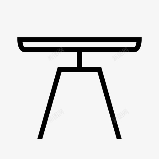 咖啡桌室内极简主义图标svg_新图网 https://ixintu.com 主义 咖啡 室内 极简 椅子 现代 装饰