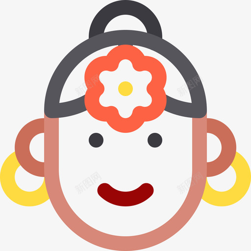 印第安人阿凡达61线性颜色图标svg_新图网 https://ixintu.com 印第安人 线性 阿凡 颜色