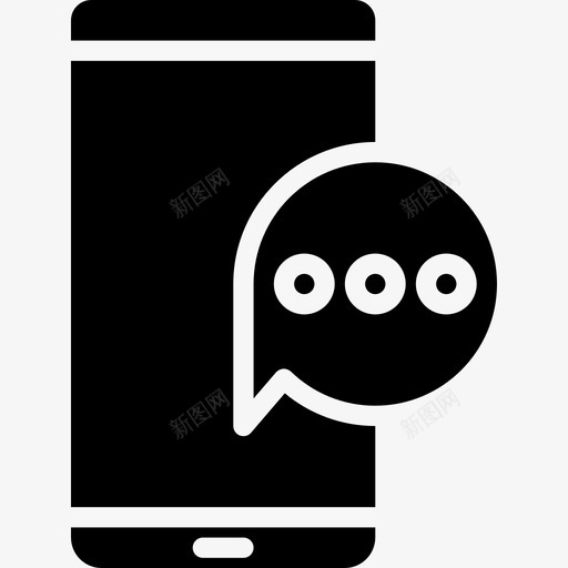 智能手机移动27填充图标svg_新图网 https://ixintu.com 填充 手机 智能 移动