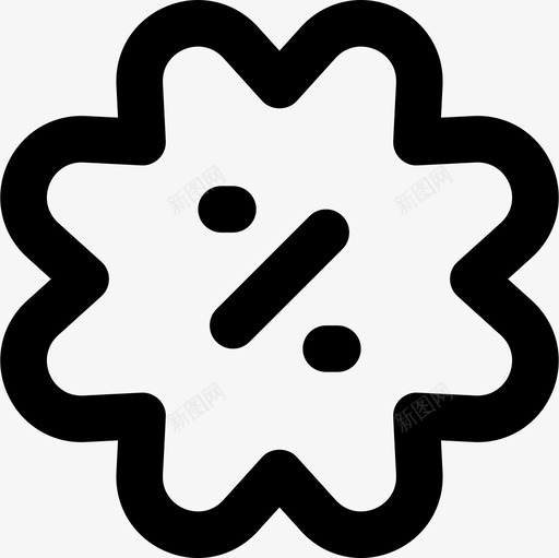 折扣黑色星期五47直线图标svg_新图网 https://ixintu.com 折扣 星期五 直线 黑色