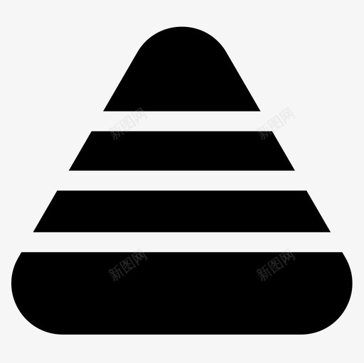 金字塔图分析25填充图标svg_新图网 https://ixintu.com 分析25 填充 金字塔图