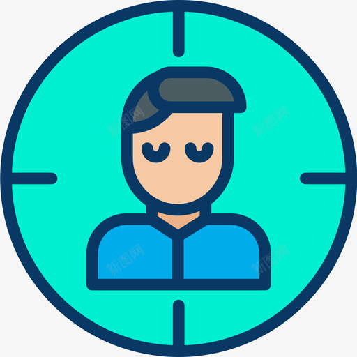 目标工作提升2线条颜色图标svg_新图网 https://ixintu.com 工作提升2 目标 线条颜色