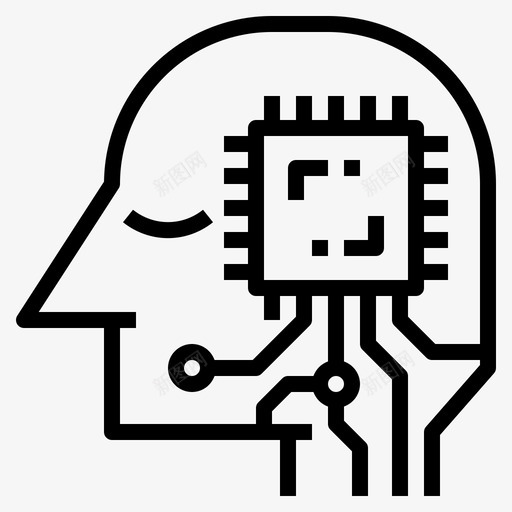 逻辑思维人工智能智能智能图标svg_新图网 https://ixintu.com 人工智能 智能 概述 逻辑思维