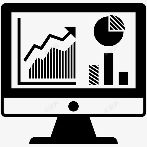 网络分析图表金融图标svg_新图网 https://ixintu.com 分析 商业 图表 网络 金融