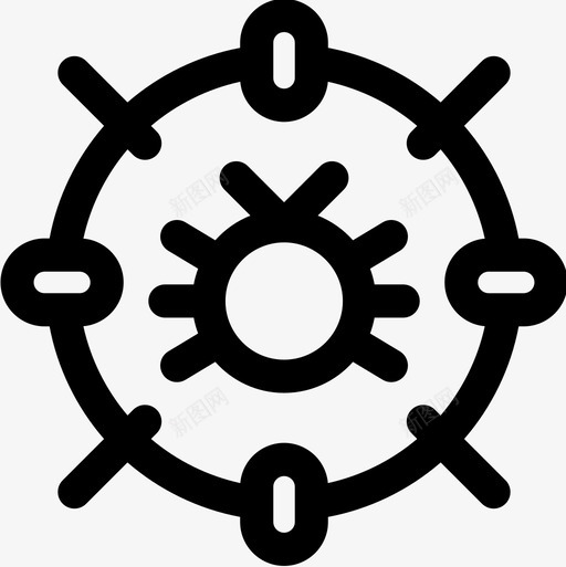 窃听器黑客35直系图标svg_新图网 https://ixintu.com 直系 窃听器 黑客35