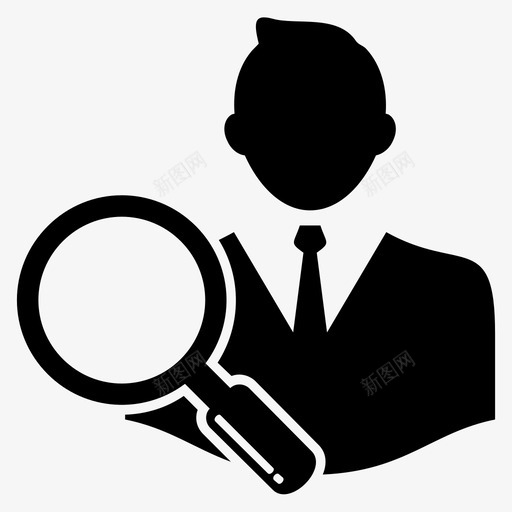 业务业务员领导图标svg_新图网 https://ixintu.com 业务 业务员 员工 搜索 经理 领导