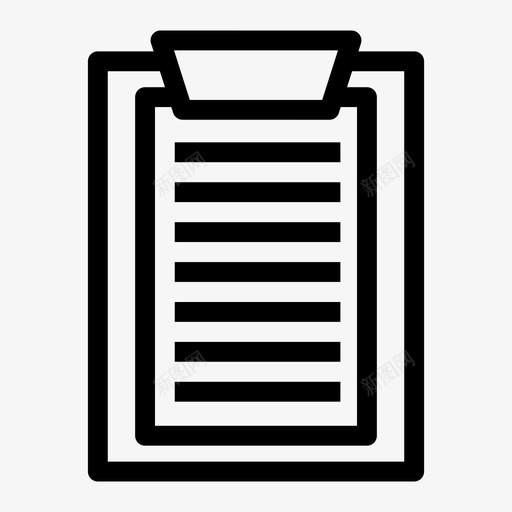 信件文件便条图标svg_新图网 https://ixintu.com 便条 信件 文件