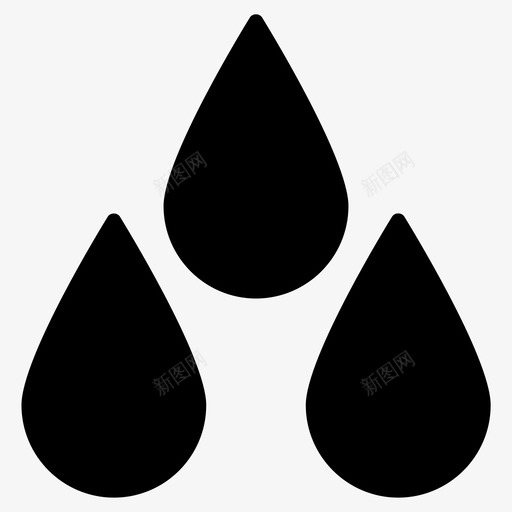 滴血液图标svg_新图网 https://ixintu.com 冬天雕文 水 液 滴 血