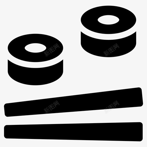 寿司日本料理日本菜图标svg_新图网 https://ixintu.com 图标 字形 寿司 快餐 日本 日本料理 水果 海鲜 蔬菜 食物 餐馆
