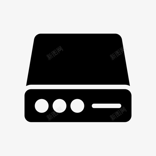 硬盘驱动器设备内存图标svg_新图网 https://ixintu.com 内存 存储 技术 数据库行字形 硬盘驱动器 设备