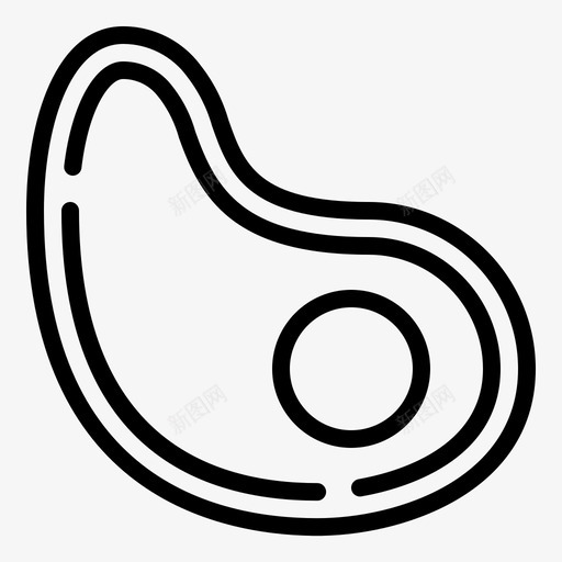 牛肉烤肉鸡肉图标svg_新图网 https://ixintu.com 烤肉 牛肉 营养食品 鸡肉