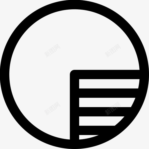 饼图磁盘大小图标svg_新图网 https://ixintu.com internet下载管理器 大小 存储 磁盘 饼图