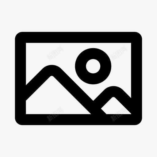 风景卡片照片图标svg_新图网 https://ixintu.com 卡片 图片 照片 风景