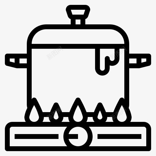 烹饪食物厨房图标svg_新图网 https://ixintu.com 假日 厨房 烹饪 食物