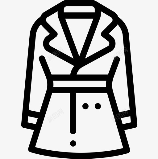 外套秋季配件直纹图标svg_新图网 https://ixintu.com 外套 直纹 秋季配件