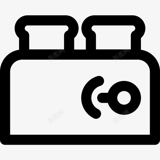 烤面包机27号咖啡厅直线型图标svg_新图网 https://ixintu.com 27号 咖啡厅 烤面包 直线 线型 面包机