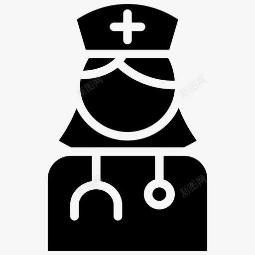 护士医生女医生图标svg_新图网 https://ixintu.com 医生 医疗 医院 女医生 姐妹 工作人员 布拉克 护士 拉克 菲尔