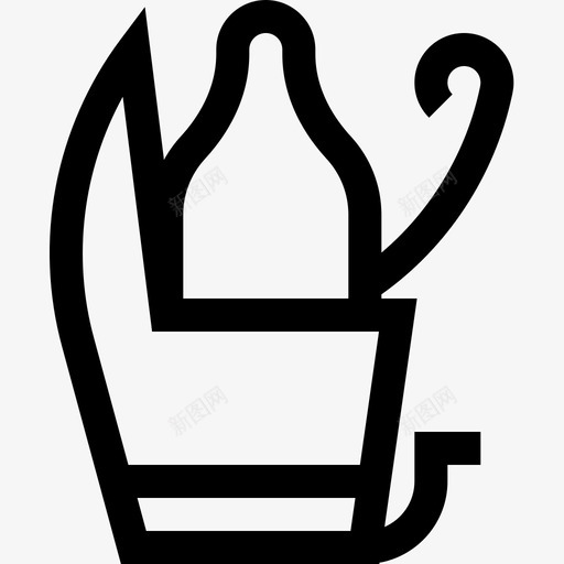 Pschent埃及4直系图标svg_新图网 https://ixintu.com Pschent 埃及 直系