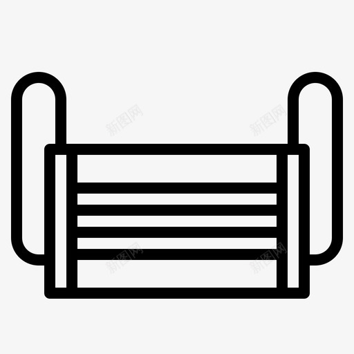 防护面罩流感安全图标svg_新图网 https://ixintu.com 医疗 安全 流感 病毒 防护面罩