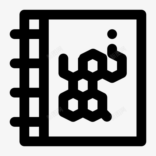 配方化学教育图标svg_新图网 https://ixintu.com 化学 大纲 教育 科学 笔记本 药学 配方