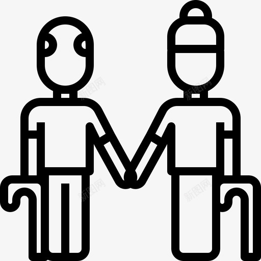 老年人保险生命svg免抠素材_新图网 https://ixintu.com 老年人 保险 生命 保护