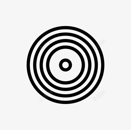 瞄准精准射箭图标svg_新图网 https://ixintu.com 射箭 打法 瞄准 简单目标 精准