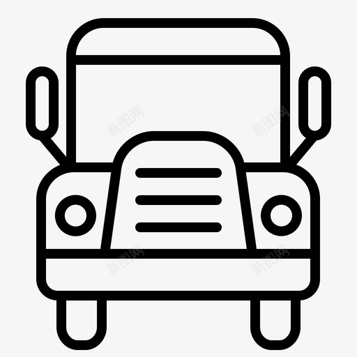 校车教育193大纲图标svg_新图网 https://ixintu.com 大纲 教育193 校车