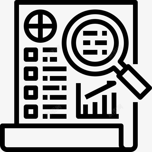 检查报告业务图表图标svg_新图网 https://ixintu.com 业务 业务和管理 图表 查找 检查报告