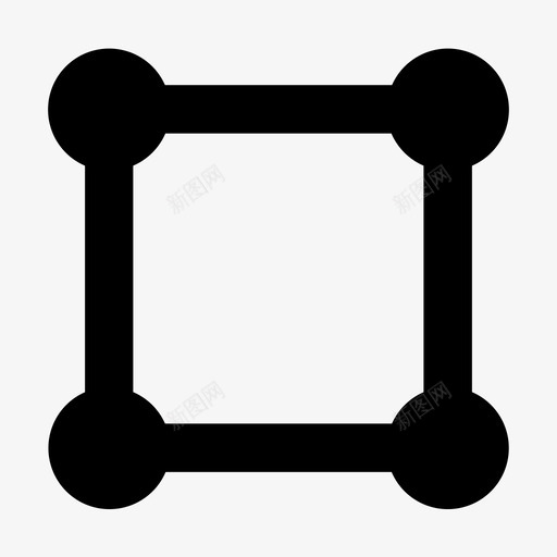 结构连接网格图标svg_新图网 https://ixintu.com 数据库 结构 网格 网络 连接