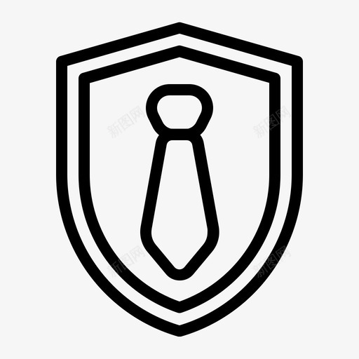雇员保险保护盾牌图标svg_新图网 https://ixintu.com 保护 保险 保险公司 工人 盾牌 雇员