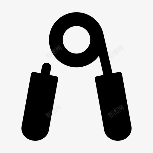 夹持器运动健身房图标svg_新图网 https://ixintu.com 健身 健身房 图标 夹持 字形 工具 训练 跳跃 运动