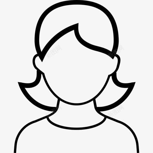 女人化身脸女孩图标svg_新图网 https://ixintu.com 化身 女人 女孩