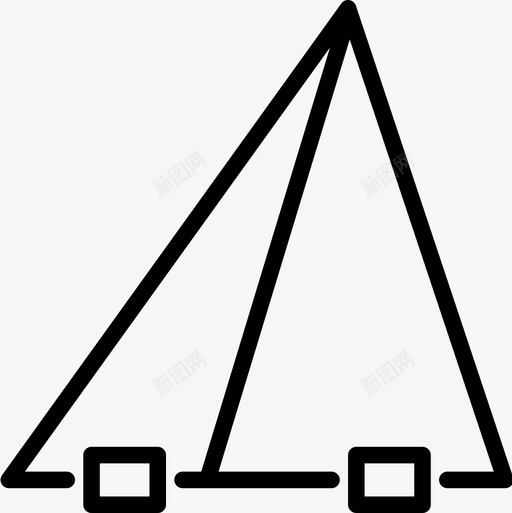 几何数学2线性图标svg_新图网 https://ixintu.com 几何 数学 线性