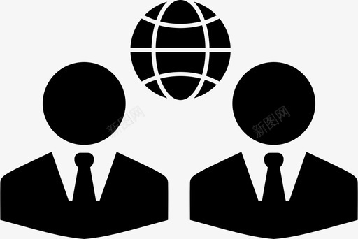 组织网络展示图标svg_新图网 https://ixintu.com 展示 目标 组织 结构 网络 销售